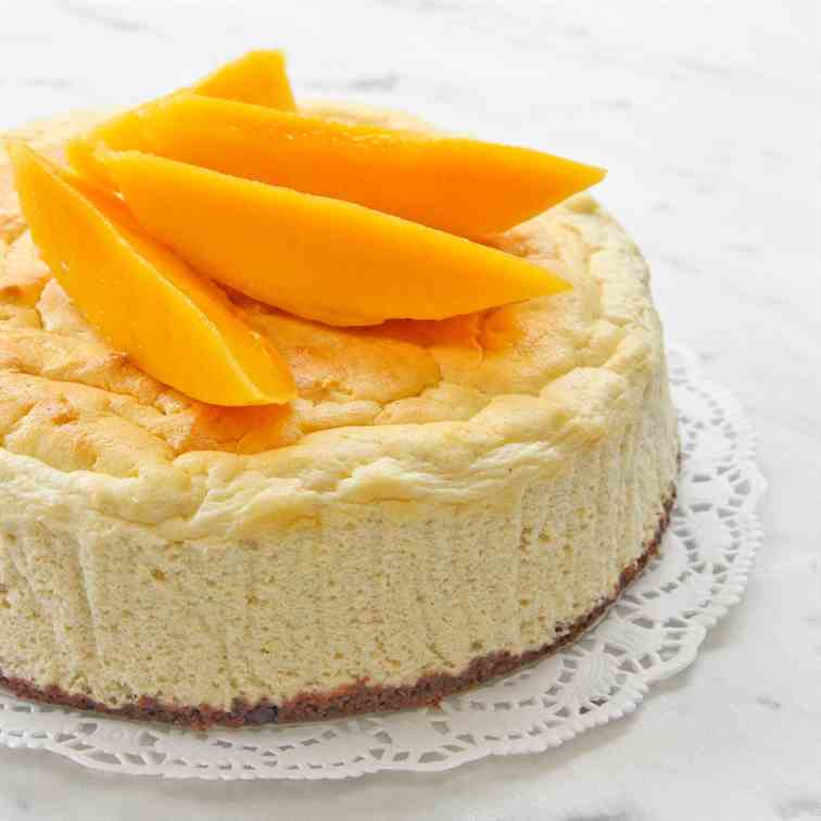 Protein Cheesecake with Mango