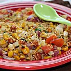 Corn chaat