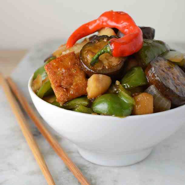 Asian Eggplant Stir Fry