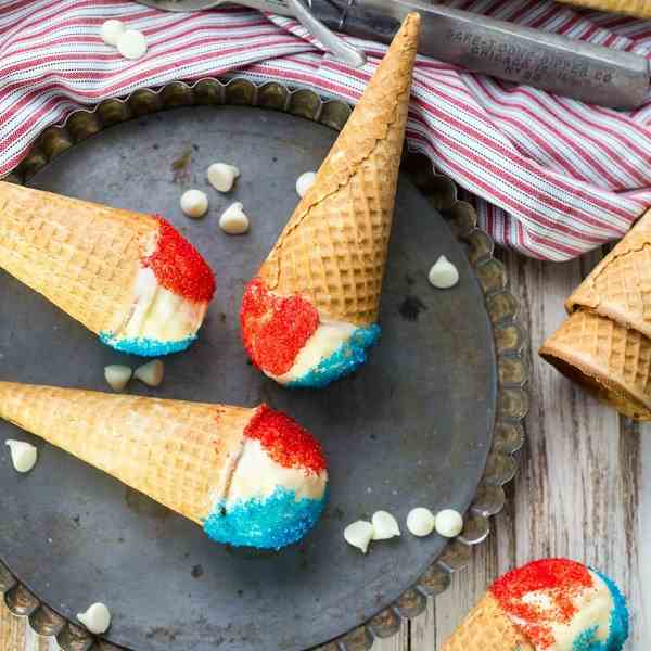 Red White and Blue Drumsticks