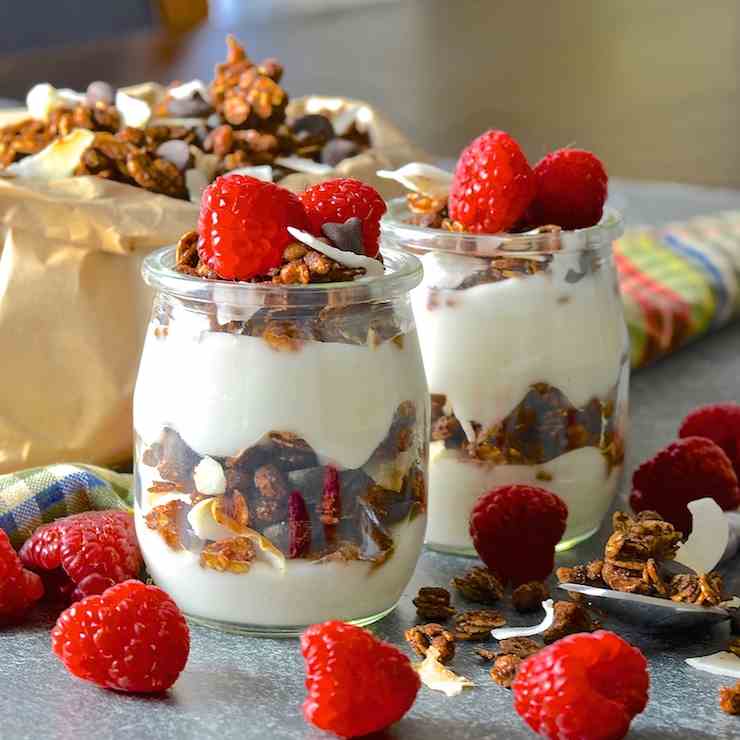 Double Chocolate Coconut Granola