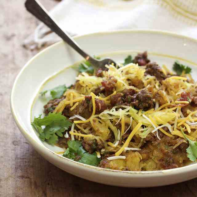 Spaghetti Squash Fideos