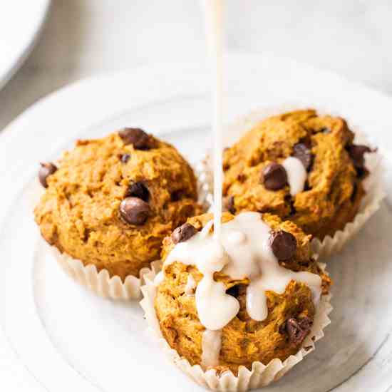 Pumpkin Chocolate Chip Muffins