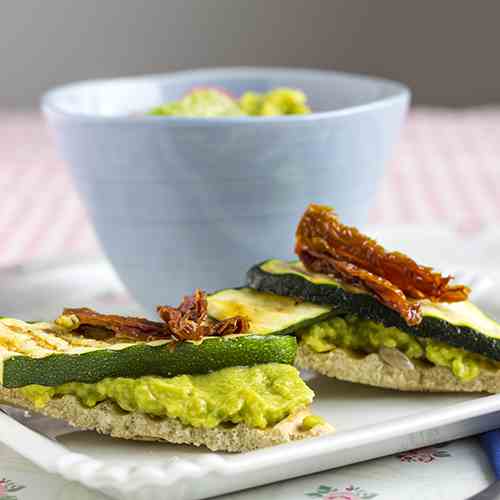 Avocado and Zucchini Toast