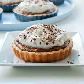 Chocolate-Sweet Potato Tarts