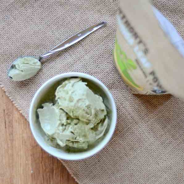 Moringa Vanilla Ice Cream