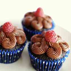 Chocolate Raspberry Cupcakes