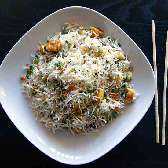Paneer (Cottage Cheese) Fried Rice