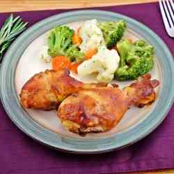 Apple Butter Roasted Chicken