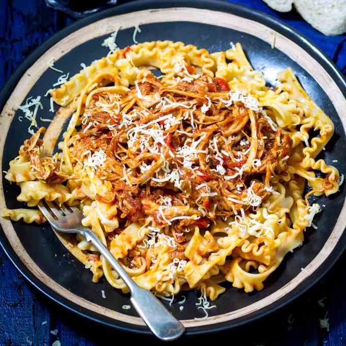 Pulled Pork Ragu with Pasta