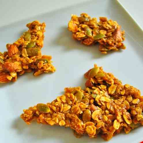 Dulce de Leche and Almond Granola Shards