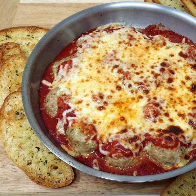 Turkey Meatball Bake with Ciabatta