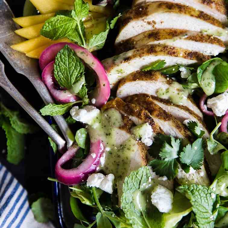 Grilled Curry Chicken Salad