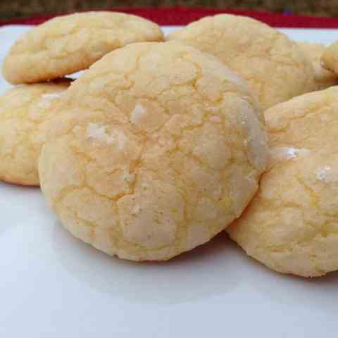 Mellow Lemon Crinkle Cookies