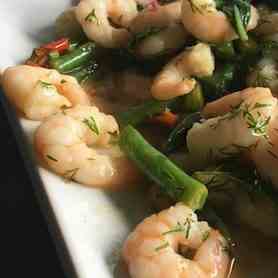 Simple Summer Prawns