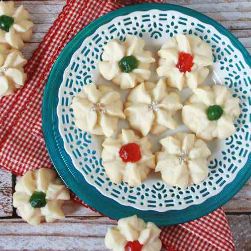 Whipped Shortbread Cookies