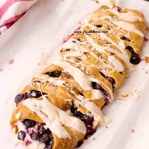 Blueberry Plait Puff Pastry Fruit Recipes