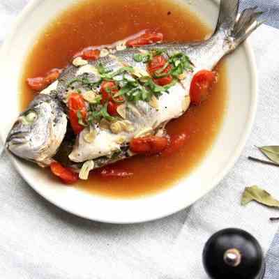 Steamed Sea Bream