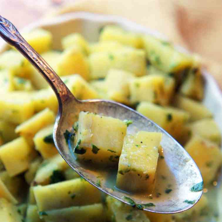 Creamy Pesto Potatoes