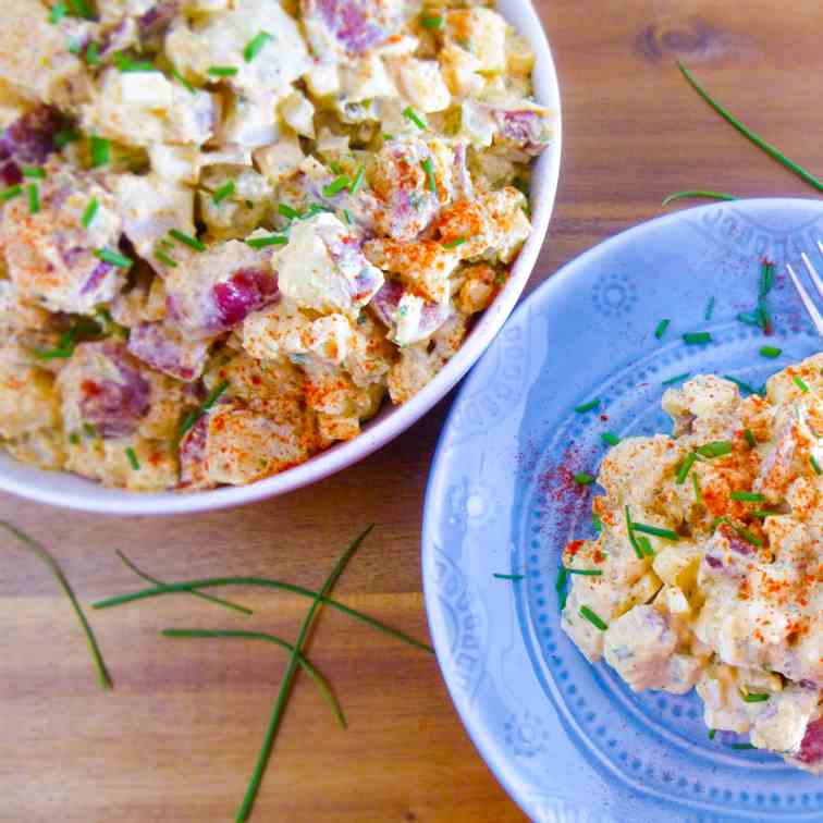 Deviled Egg Potato Salad