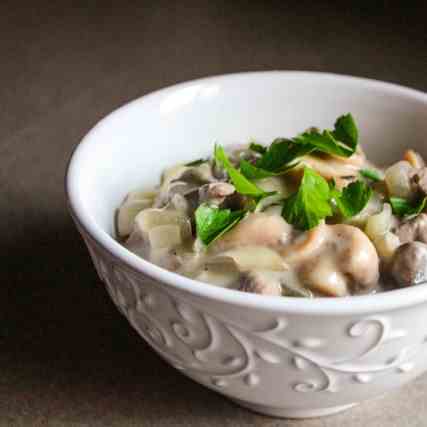 Beef Stroganoff