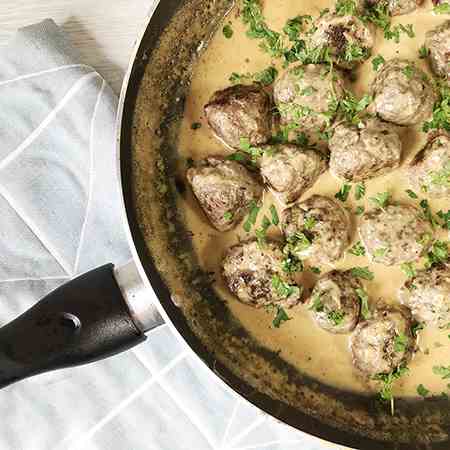 Swedish Meatballs In A Creamy Sauce