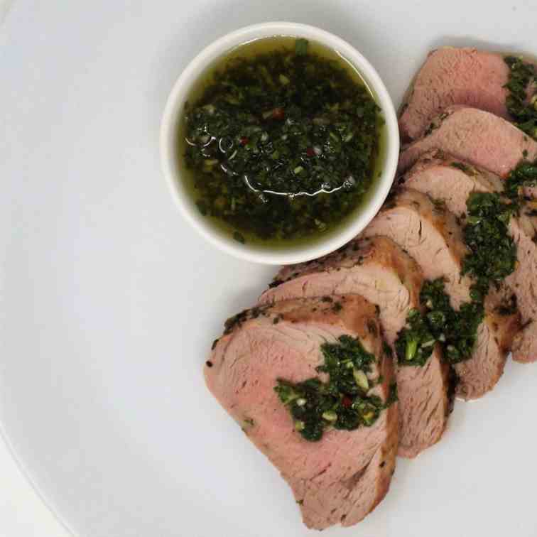 Pork Tenderloin with Chimichurri