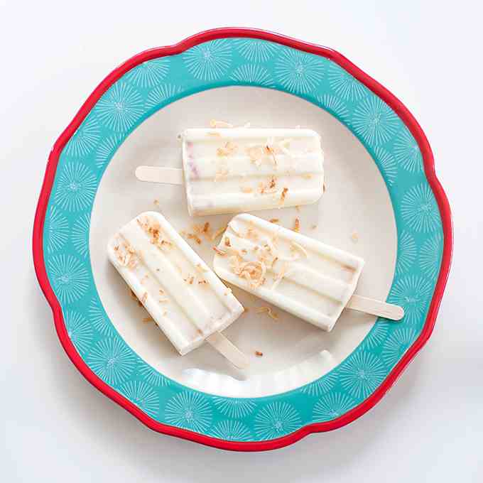 Coconut Popsicles (Filipino Ice Buko)