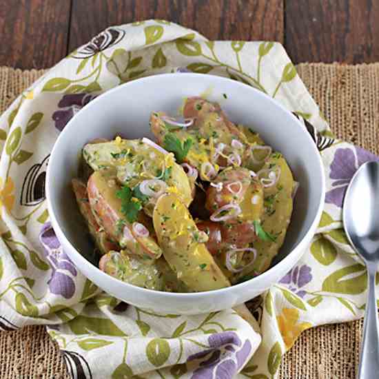 Lemon Herb Fingerling Potato Salad