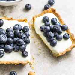 Blueberry Mascarpone Tart