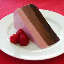 Chocolate Raspberry Mousse Cake