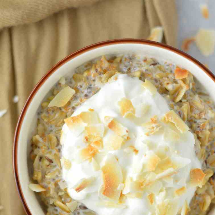 Coconut Cream Pie Oatmeal