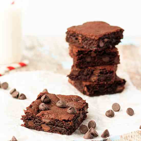 Flourless Peanut Butter Brownies