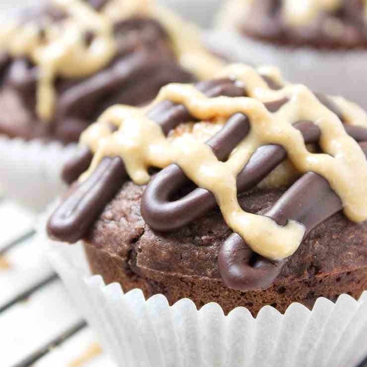 Double Chocolate Banana Muffins