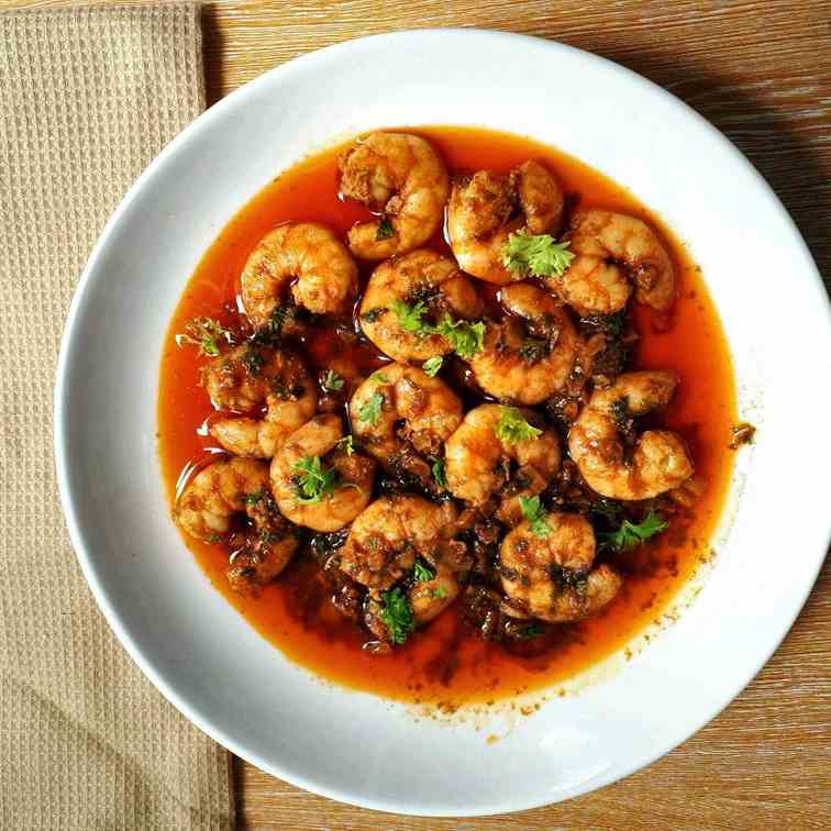 Spanish Garlic Prawns Recipe (Gambas al Aj