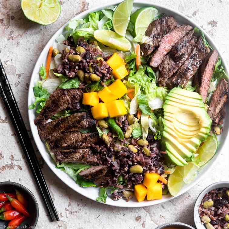 Spicy Sweet Grilled Thai Beef Salad