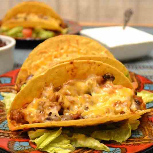 Baked Beef or Chicken Tacos