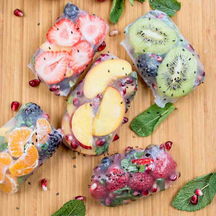 Tropical Fruit Spring Rolls