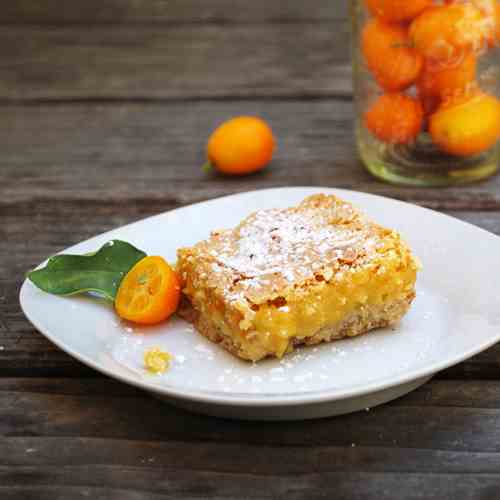 Cardamom Kumquat Bars