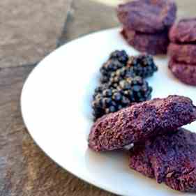 Raw Vegan Paleo Blueberry Macaroons