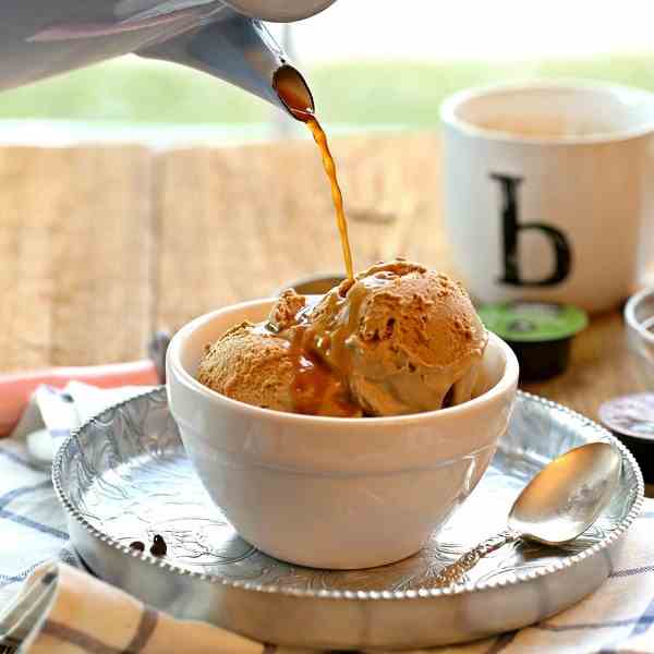 Salted Caramel Affogato