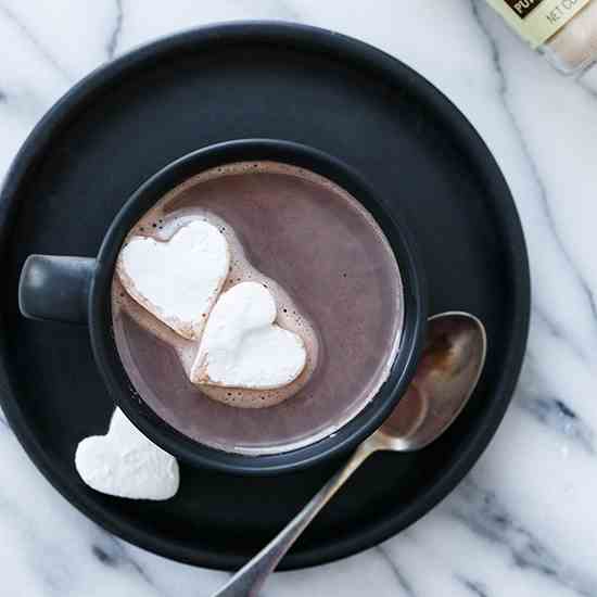 Salted Vanilla Hot Chocolate