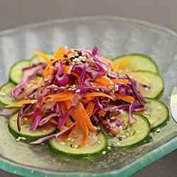 Salad with Sesame Soy dressing