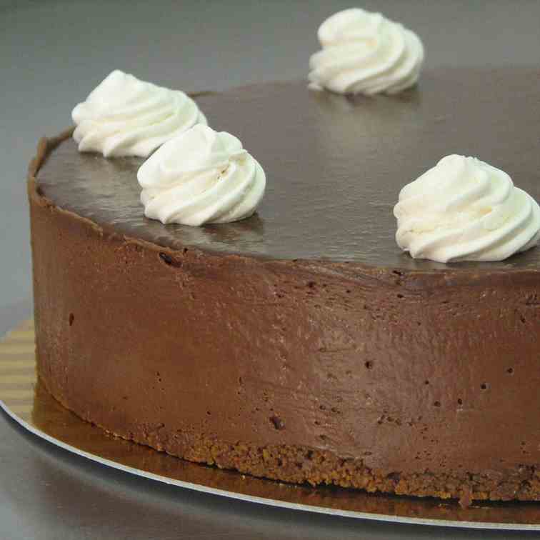Chocolate Mousse Cake with Meringue