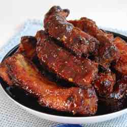 Sticky Oven Ribs