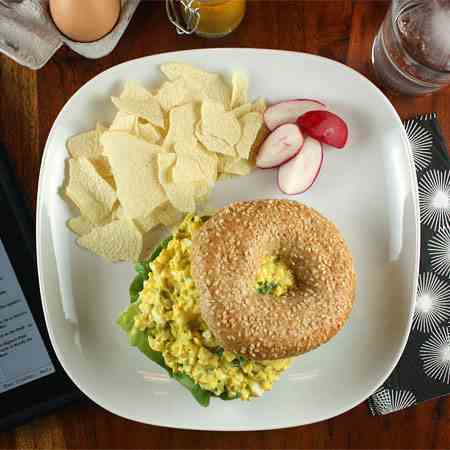 Egg Salad Bagel (or Sandwich)