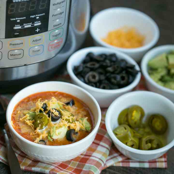 Instant Pot Low Carb Taco Soup