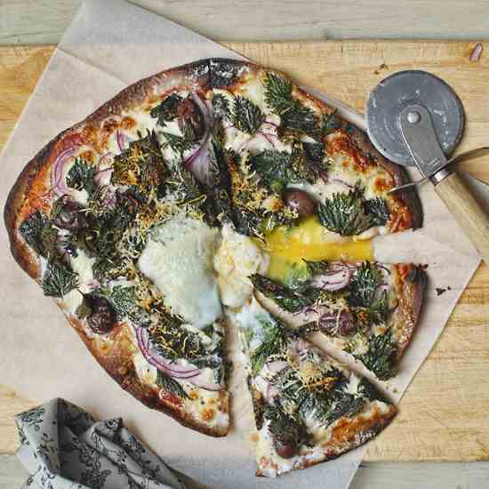 wild nettle pizza