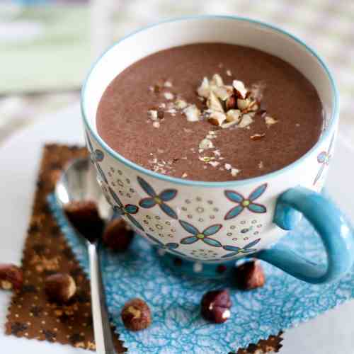 Chocolate Hazelnut Morning Smoothie