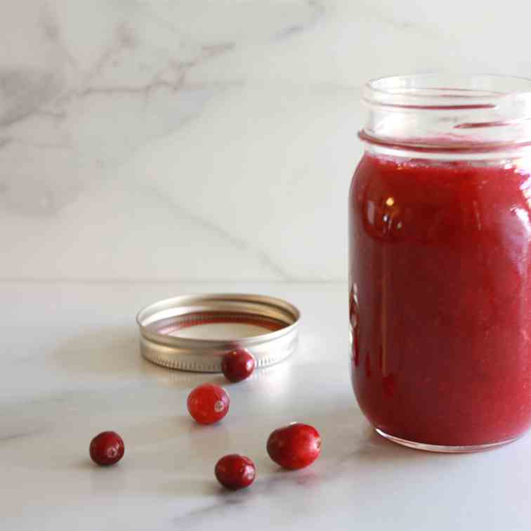 Instant Pot Cranberry Apple Sauce
